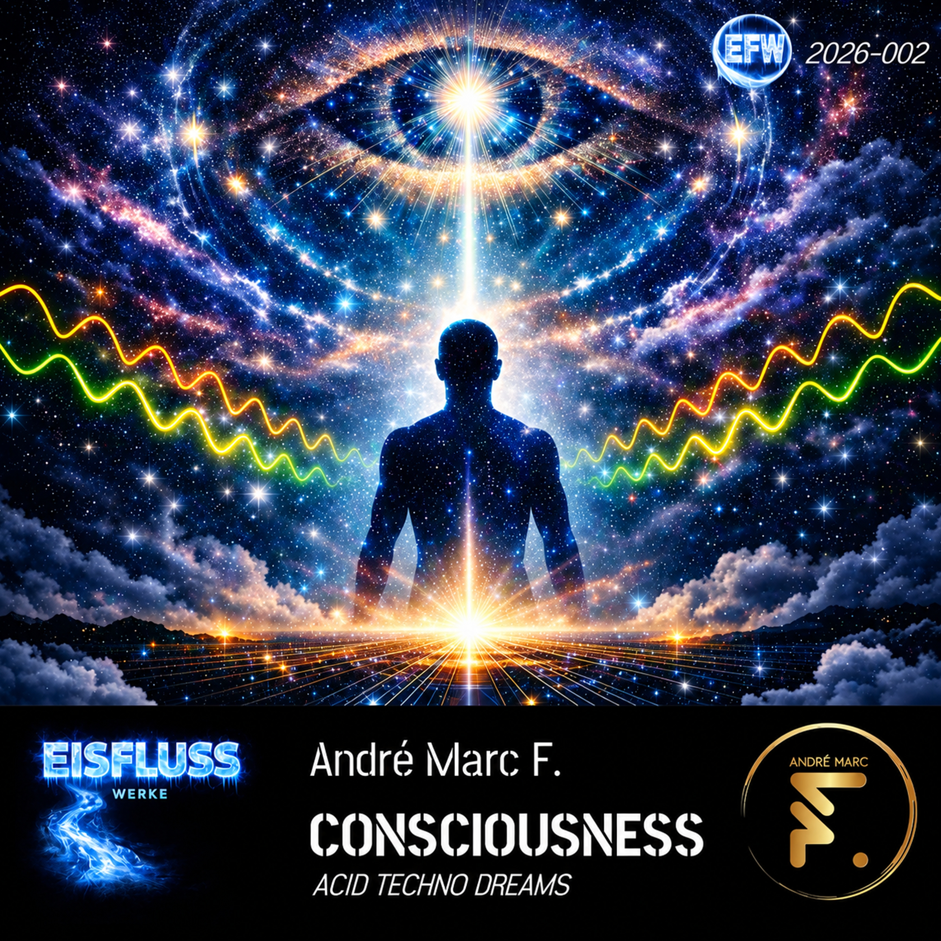 Cover artwork: Consciousness (acid techno dreams)